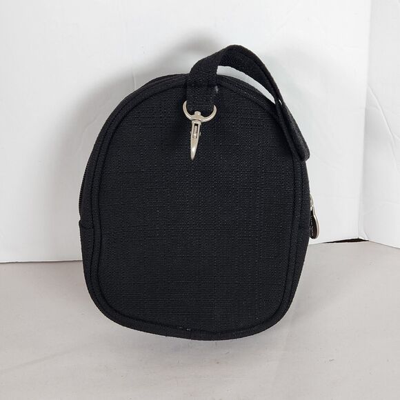 Burton Golf Valuables Pouch Bag Balls Holder Black Zippered wristlet Keychain - Picture 3 of 10